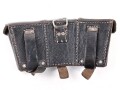 Patronentasche zum K98 Wehrmacht ( für 6 Ladestreifen) Getragenes Stück