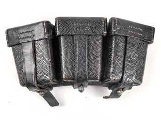 Patronentasche zum K98 Wehrmacht ( für 6 Ladestreifen) Leicht getragenes Stück, datiert 1940
