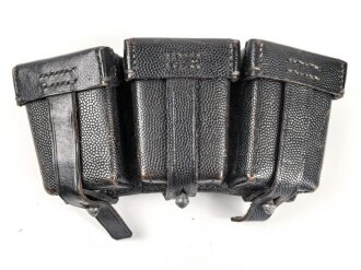 Patronentasche zum K98 Wehrmacht ( für 6 Ladestreifen) Leicht getragenes Stück, datiert 1940