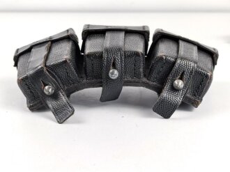 Patronentasche zum K98 Wehrmacht ( für 6 Ladestreifen) Leicht getragenes Stück, datiert 1940