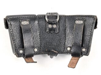 Patronentasche zum K98 Wehrmacht ( für 6 Ladestreifen) Leicht getragenes Stück, datiert 1940