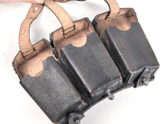 Patronentasche zum K98 Wehrmacht ( für 6 Ladestreifen) Leicht getragenes Stück, datiert 1940