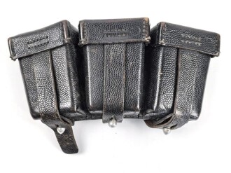 Patronentasche zum K98 Wehrmacht ( für 6 Ladestreifen) Leicht getragenes Stück, datiert 1940
