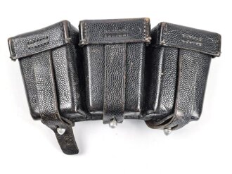 Patronentasche zum K98 Wehrmacht ( für 6 Ladestreifen) Leicht getragenes Stück, datiert 1940