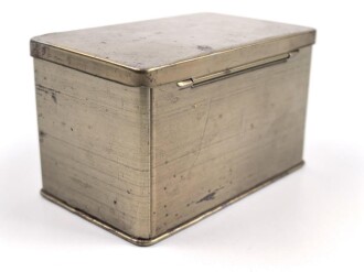 Behälter samt leicht defekten Ersatzgläsern für die Kradmelderbrille der Wehrmacht