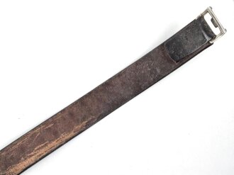Koppelriemen III.Reich, Gesamtlänge 102cm. Leichtmetallgegenhalt, so für Rot Kreuz und Polizei verausgabt.