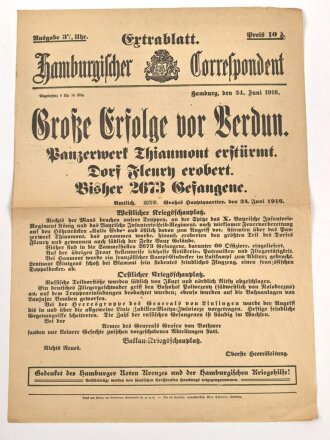 "Extrablatt Hamburgischer Correspondent -...