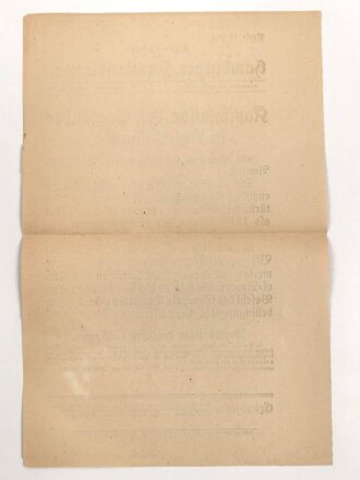 "Extrablatt des Hamburger Fremdenblattes - Kapitulation der Engländer in Kut-el-Amara" 29. April 1916, Wandanschlag, 26x 40 cm