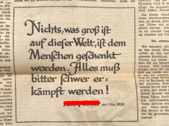 "Die Front - Wochenzeitung einer Armee - Einsickern" 7. März 1943