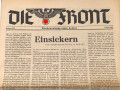 "Die Front - Wochenzeitung einer Armee - Einsickern" 7. März 1943