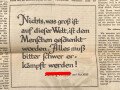 "Die Front - Wochenzeitung einer Armee - Einsickern" 7. März 1943