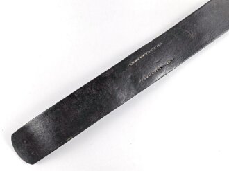 Koppelriemen für Mannschaften des Heeres, Getragenes Stück, datiert 1942, Gesamtlänge 93cm