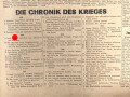 "Sonder-Ausgabe, Die Mitteilungen - Deutschland kapituliert" 9. Mai 1945, 31 x 47 cm