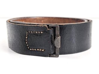 Koppelriemen für Mannschaften des Heeres, Getragenes Stück, späte Ausführung, Gesamtlänge 103cm, Reichsbetriebsnummer aussen gestempelt