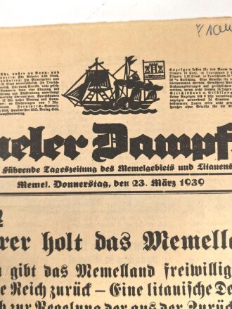 "Memeler Dampfboot - Der Führer holt das...