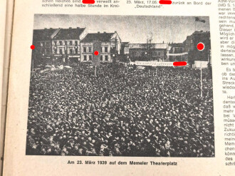 "Memeler Dampfboot - Der Führer holt das Memelland heim" 23. März 1939