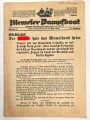 "Memeler Dampfboot - Der Führer holt das Memelland heim" 23. März 1939