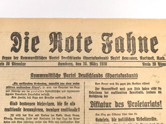 "Die Rote Fahne, Kommunistische Partei Deutschlands...