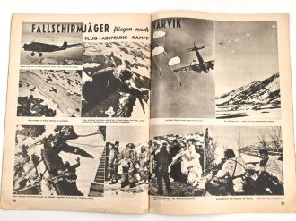 "Kampf um Norwegen - Ein Erinnerungsblatt an den Feldzug 1940" 46 Seiten, DIN A3
