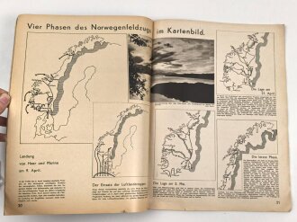 "Kampf um Norwegen - Ein Erinnerungsblatt an den Feldzug 1940" 46 Seiten, DIN A3