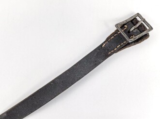 Bauchgurt für den Rucksack für Gebirgstruppen der Wehrmacht, getragenes Stück, Gesamtlänge 129cm