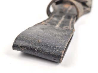 Koppelschuh zum Seitengewehr M84/98 zum k98 der Wehrmacht. Getragenes Stück