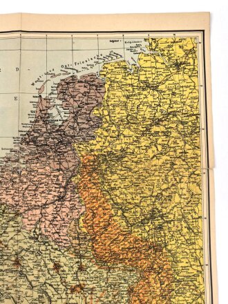 "Die Westfront mit Westwall und Maginotlinie" Maße: 48 x 60 cm