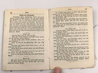 1.Weltkrieg "Feldgesangbuch für die evangelischen Mannschaften des Heeres" datiert 1914, 36 Seiten, DIN A6