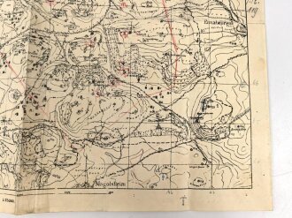 Karte "Truppenübungsplatz Münsingen" Maße: 48 x 38 cm