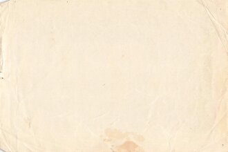 Erklärung eines Dienstpflichtigen das dieser kein Jude ist, datiert 1937, Maße 21 x 15 cm