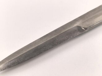 Luftwaffe, Kampfmesser, Stiefelmesser Wehrmacht. Gebraucht, Klinge beschliffen, Luftwaffenabnahme. Scheide fehlt