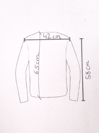 Fliegerbluse für Angehörige der Luftwaffe. Ungetragenes Stück mit Etikett von "Klenner & Pieper Uniformfabrik Barntrup/ Lippe". Ein Loch im unteren bereich hinten, sonst sehr guter Zustand