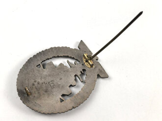 Flottenkriegsabzeichen, Hersteller f.o. für Friedrich Orth. Ungetragenes Stück