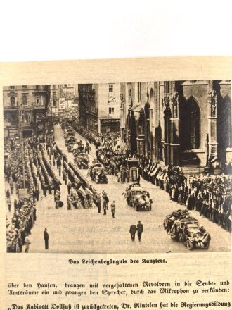 "Der braune Terror in Österreich" Herausgegeben von der Vaterländischen Front. 32 Seiten, DIN A5