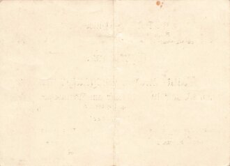 NSDAP Hitler Jugend Bann 509 "Ehrenkarte zum Bann- und Untergausportfest" datiert 1940, Maße: 15 x 11 cm