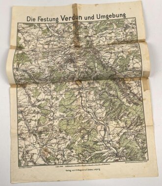 "Karte der Festung Verdun und Umgebung"...