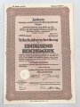 Junkers Flugzeug- und Motorenwerke "Teilschuldverschreibung über 1000 Reichsmark" 1942