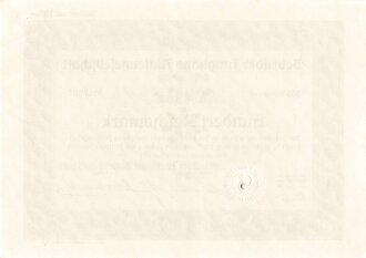 Gebrüder Junghans "Aktie über 100 Reichsmark" 1931