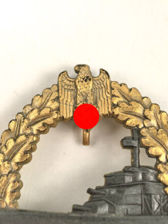Zerstörer Kriegsabzeichen , Zink vergoldet,...