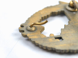 Zerstörer Kriegsabzeichen , Zink vergoldet, Hersteller JFS