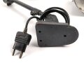 "Midgard" Lampe für Funkwagen der Wehrmacht. Luftwaffenblauer Originallack, Funktion nicht geprüft, mit der seltenen Halterung