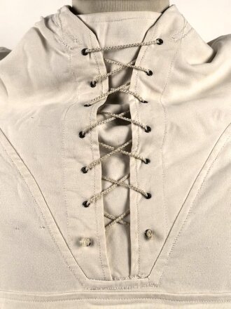 Luftwaffe, Wintertarnjacke mit Hose, so in der Notausrüstung von Flugzeugen geführt. Ungetragenes Set, keinerlei Stempelung, der Adler direkt ausgestickt, habe ich so noch nie gesehen.