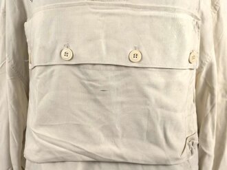 Luftwaffe, Wintertarnjacke mit Hose, so in der Notausrüstung von Flugzeugen geführt. Ungetragenes Set, keinerlei Stempelung, der Adler direkt ausgestickt, habe ich so noch nie gesehen.