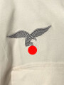 Luftwaffe, Wintertarnjacke mit Hose, so in der Notausrüstung von Flugzeugen geführt. Ungetragenes Set, keinerlei Stempelung, der Adler direkt ausgestickt, habe ich so noch nie gesehen.