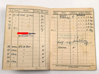 Ausweise eines Angehörigen der Flieger HJ und des NSFK. Träger des HJ Schießabzeichen sowie des HJ Leistungsabzeichen in silber.