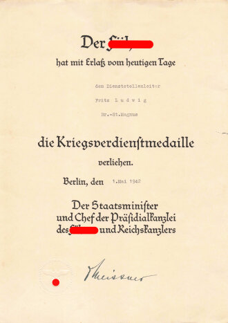 Umfangreicher Papiernachlass eines Angehörigen der Hitlerjugend Bremen