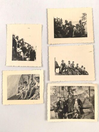 Mitglieds Ausweis Hitlerjugendeines Angehörigen aus Öhringen. Dazu weitere Ausweise und Fotos