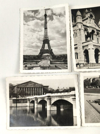 Andenken "Souvenir de Paris " Breite 28mm, dazu diverse Kauffotos