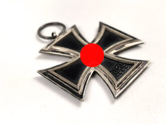 Eisernes Kreuz 2. Klasse 1939 , ungetragenes Stück, Band beiliegend, in Tüte von Franz Reischauer Oberstein / Nahe