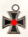 Eisernes Kreuz 2. Klasse 1939 , ungetragenes Stück, Band beiliegend, in Tüte von Franz Reischauer Oberstein / Nahe